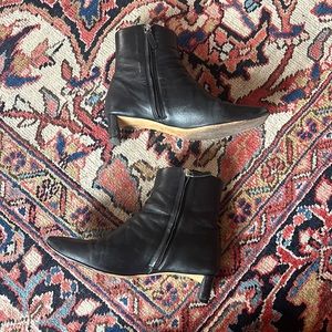 Mansur Gavriel Black Ankle Boots, 38